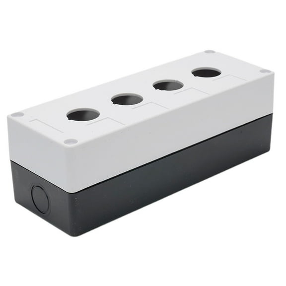 qiya 22mm Hole Emergency Stop Push Button Switch Box IP65 Waterproof Dustproof Plastic Control Box 1hole/2hole /3hole/4hole