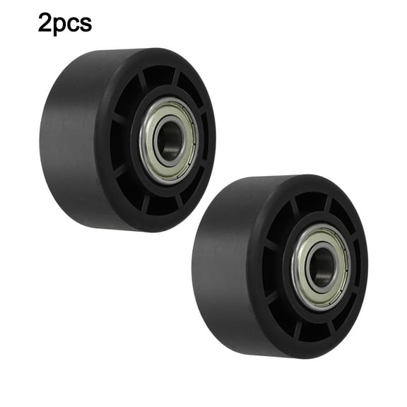 qiya 2pcs Gym Treadmill Bearing Wheel Exercise Bike Fitness Equipment Roller