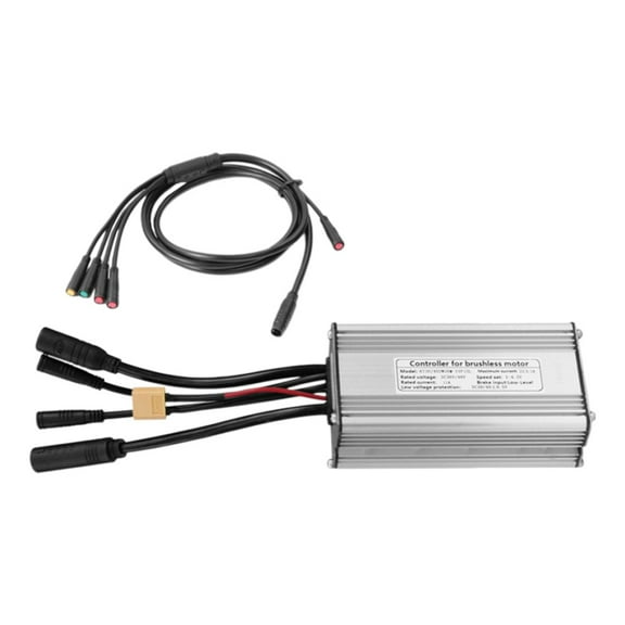 qiya 36V/48V 22A E-bike Brushless Controller 500W for KT Parts with 1T5 Cable