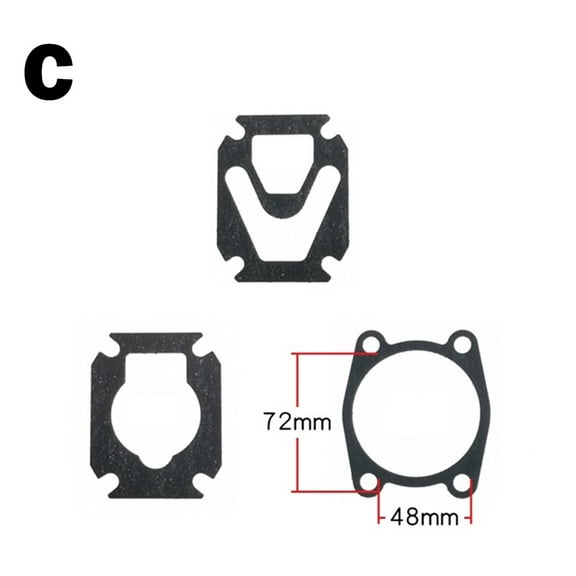 qiya 3pcs Air Compressor Cylinder Head Base Valve Plate Gaskets Washers 3 In 1 Base Gasket Replacement Set For Oil Air Pump Parts