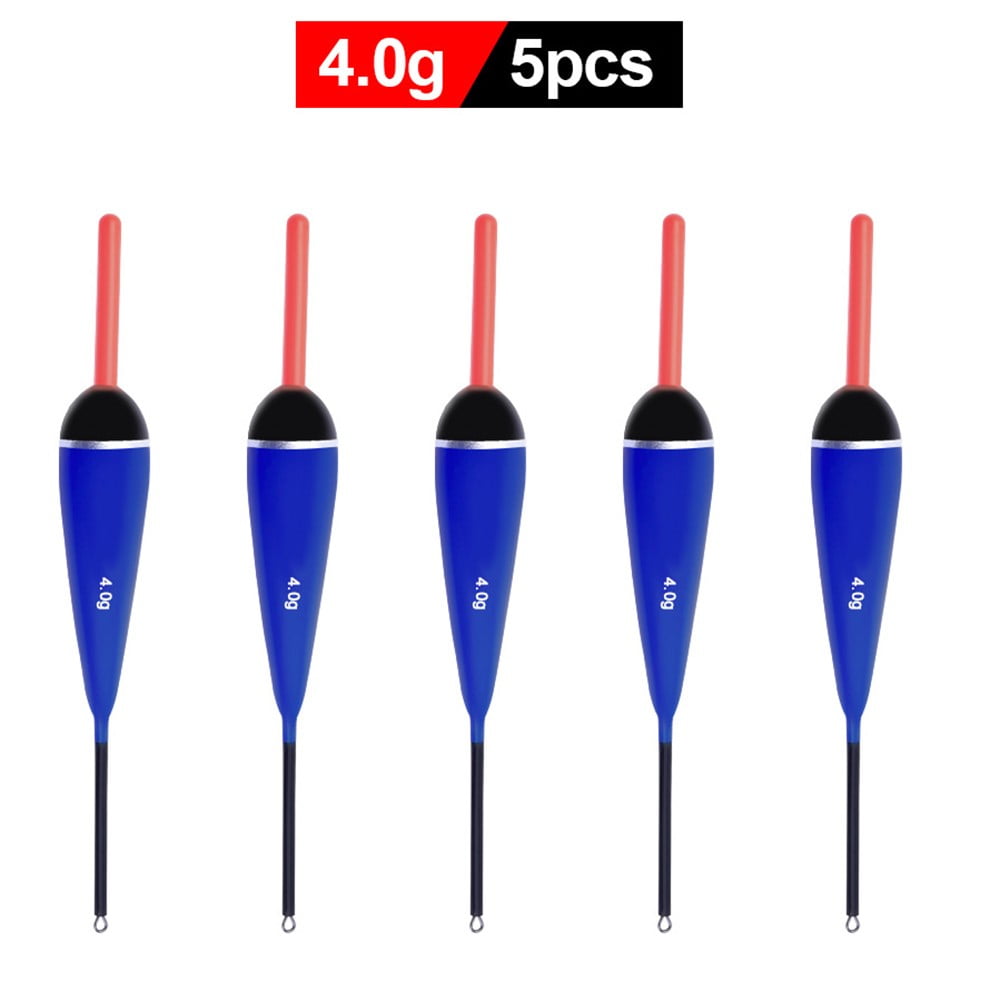 qiya 5pcs 2g 3g 4g 5g Fishing Float Bobbers For Fishing Slide Floats ...