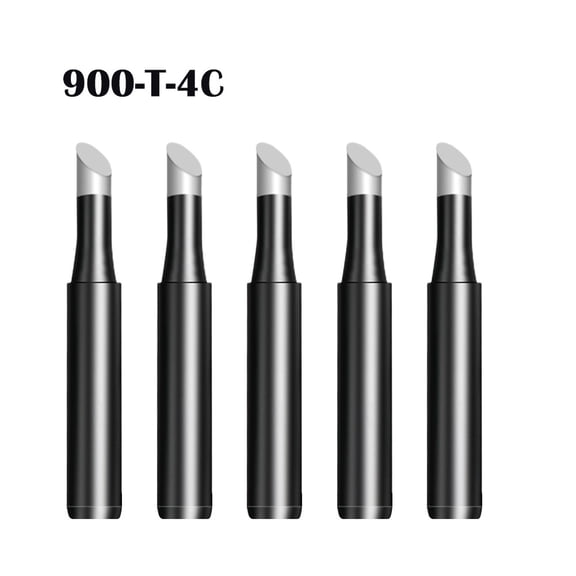 qiya 900M-T Copper Replacement Bevel Style Iron Tip 936 Black Quantity Color Copper Replacement Bevel Style Iron Tip 900M-T