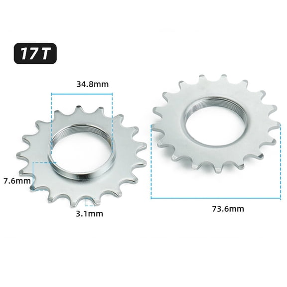 qiya Bike Cassette Cog Single Speed 13T-18T Sprockets MTB Road Bicycle Flywheel Cog