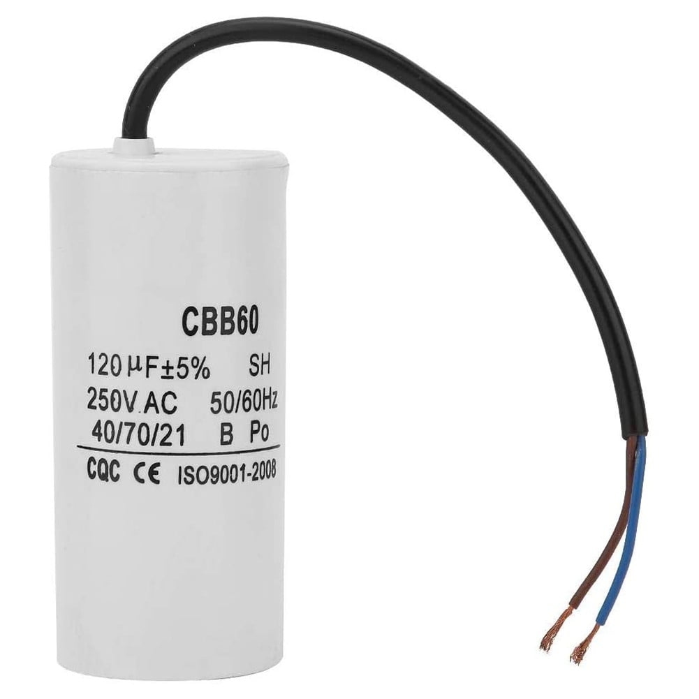 qiya Capacitor 250V 120UF CBB60 Run Motor Generator Compressor Water Pump Capacitor