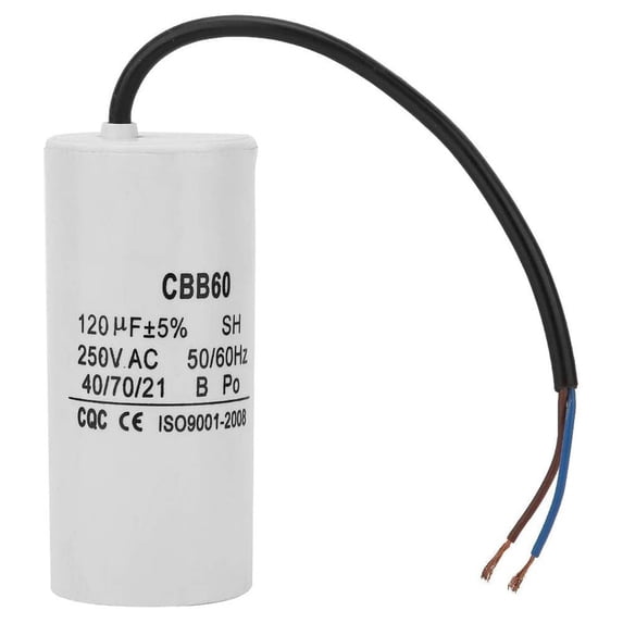 qiya Capacitor 250V 120UF CBB60 Run Motor Generator Compressor Water Pump Capacitor
