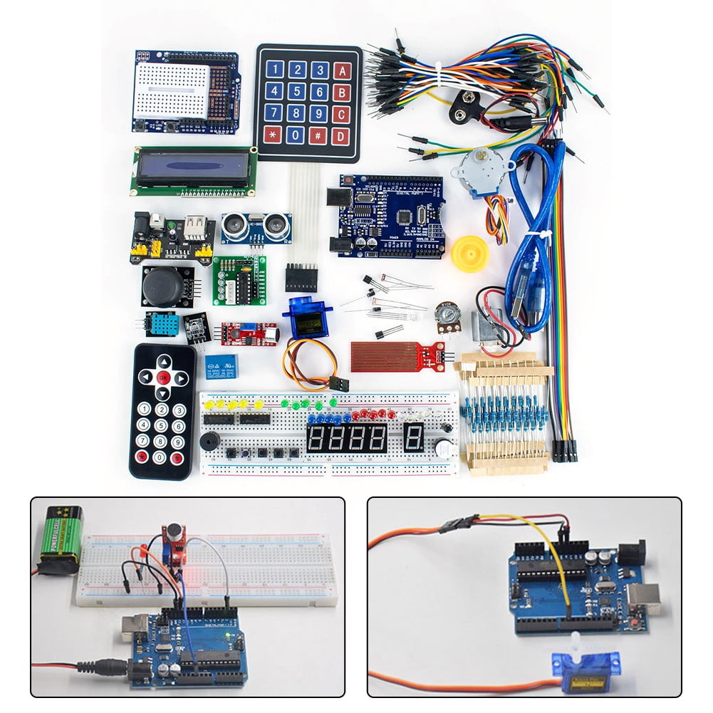 qiya Complete R3 for Starter Kit with Tutorial Compatible For Arduino ...