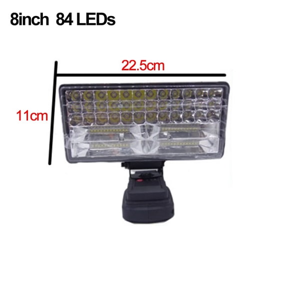 qiya Cordless Work Light for bosch 18V battery Flashlight Job Site Lighting