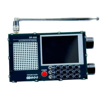 qiya FM AM Shortwave Radio DP666 with Touchscreen and Multi Language Support