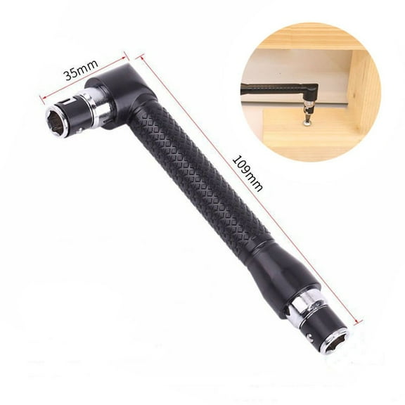 qiya L-Shaped Double-Ended Socket Wrench 1/4 Hex Wrench Mini Repair Hand Tool