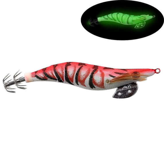qiya Luminous Squid Jig Fishing Lures: Realistic Design for Nighttime Success!