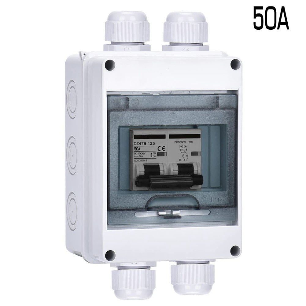 qiya PV Disconnect Box DC1000V Circuit Breaker Solar Isolator Switch 6 ...