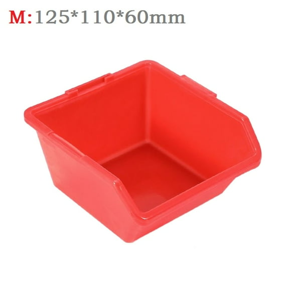 qiya Plastic Case Storage Parts Box 1Pc Component PE Material Parts Container Storage Bins Workshop Equipment