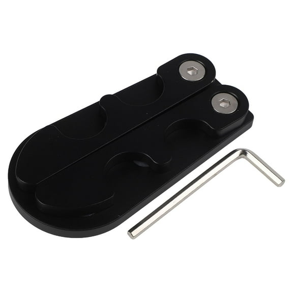 qiya Portable Pool Cue Holder Collapsible Weighted Billiard Cue Holder for 4 Cue