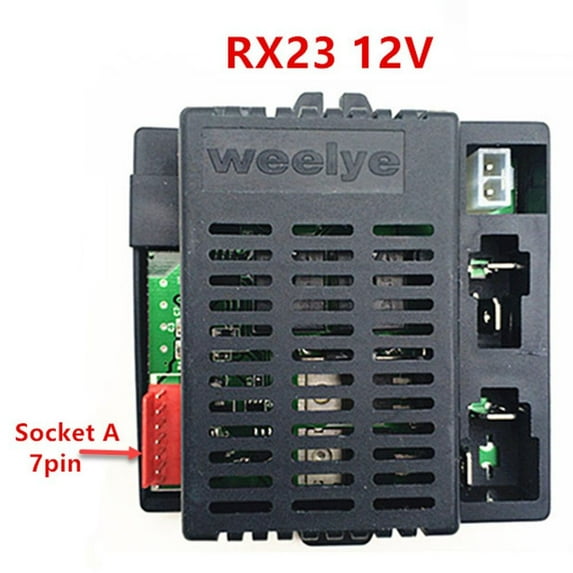 qiya Receiver 6V 12V 24V 2.4G RC For Children's Electric Toy Car Welye RC Weelye Red RC RX7 12V Receiver Remote Control