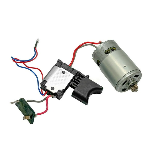 qiya Replacement 12V 12 Tooth Dual Speed Lithium Drill Motor Switch Assembly Motor