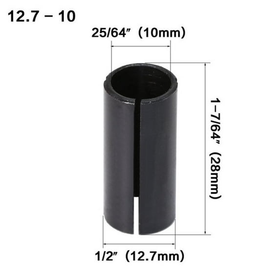qiya Router Bit Adapter Collet Holder Case 6 6.35 8 10 12 12.7mm CNC-Milling Cutter Precision Chuck End Mill Machine Tool Holder