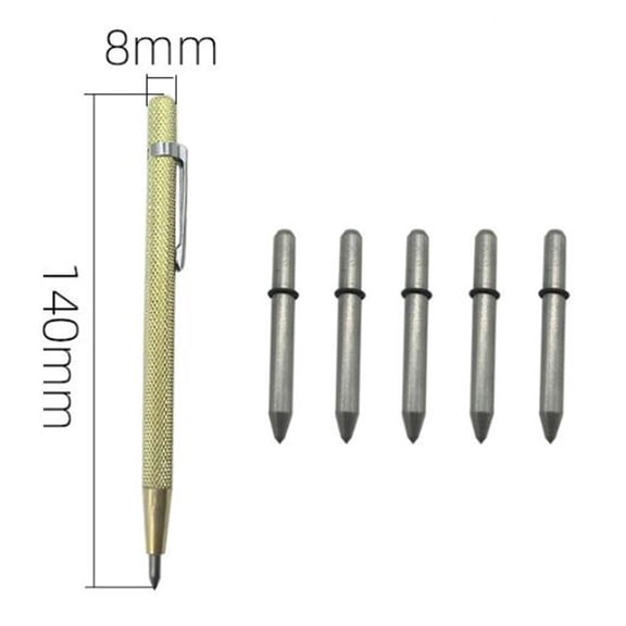 qiya Scribe Pen Metal Cutting Pen For Tile Cutting For Glass Ceramic Glass Marker Lettering Pen Metal Tile Cutting Pen