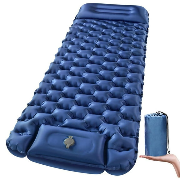 qiya Self-Inflating Camping Mattress with Pillow - Lightweight & Portable for