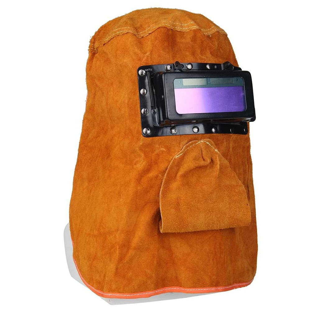 qiya Solar Auto Dimming Filter Lens Welder Leather Cover Welding Helmet hood