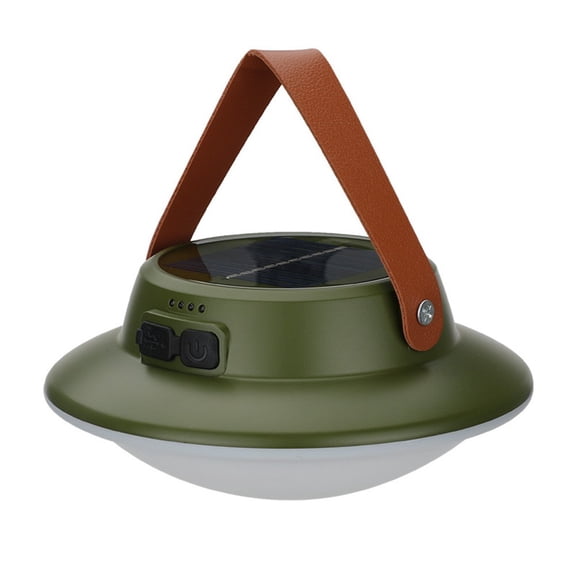 qiya Solar-Powered LED Camping Lantern: 3 Modes, Waterproof & Portable for Outdoor