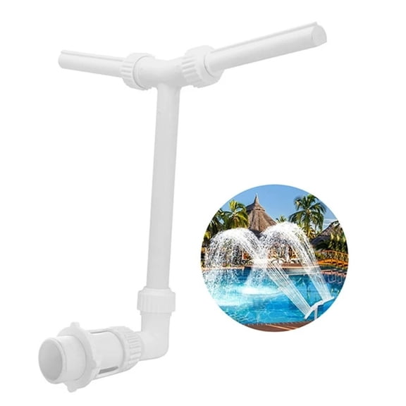 qiya Swimming Pool Waterfall Fountain 2 Fountain Heads Water Sprinkler Water Fun