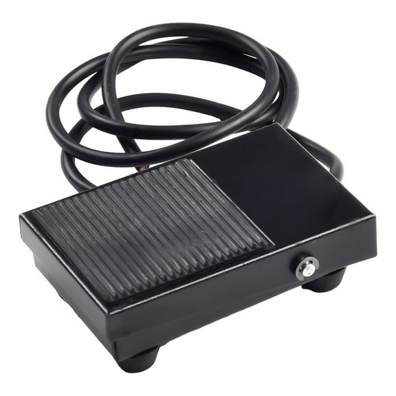 qiya TFS- Metal Momentary Electric Power Foot Pedal Switch 10A SPDT Footswitch