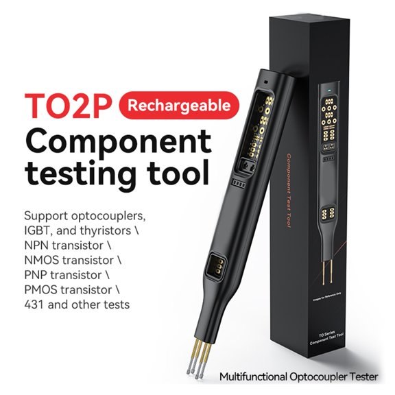qiya To1/To2 Optocoupler Tester Optocoupler Test Detection Tool Online Test Module For Optocoupler IGBT Thyristor NPN Transistor NMOS