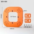 thumbnail image 1 of qiya Woodworking Router Corner Radius Templates Jig Arc Angle Corner Template Tool, 1 of 10