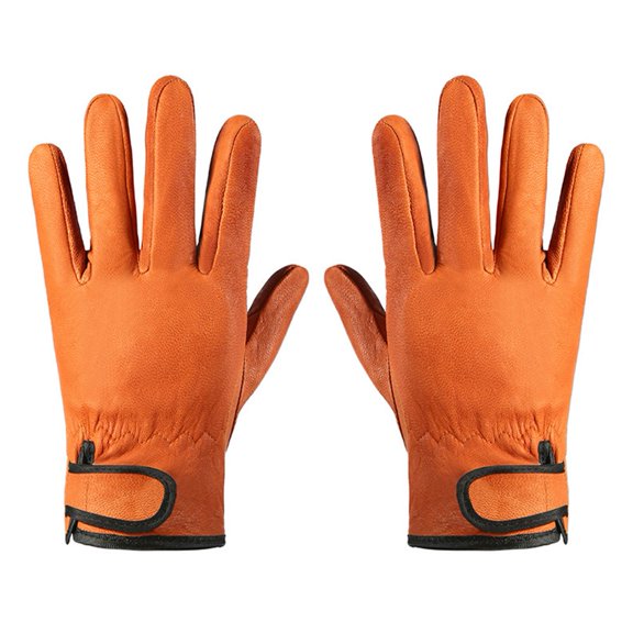 qiya Work gloves leather welding safety protection garden wear-resistant gloves