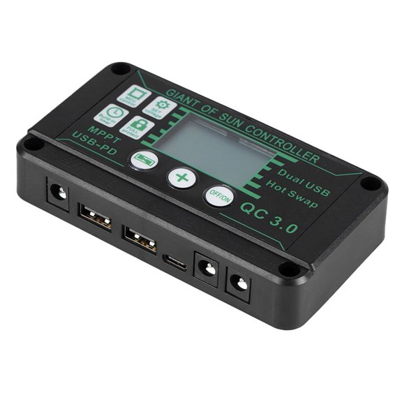 qiya digital display Waterproof MPPT Charge Controller Solar Panel Regulator 10-100A