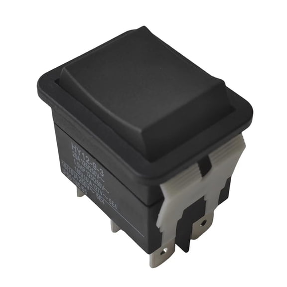 qiya for HY12-9-3 On Off On Rocker Switch 125/250V 18/20A Pushbutton Switch 6Pins