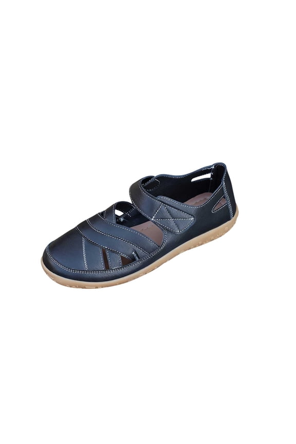 Black Women'S Wedge Sandals Beach Shoes Espadrilles Summer Casual Versatile Platform Heels Outdoor Comfortable Walking Sandals 3Cm/1.18'' Heel