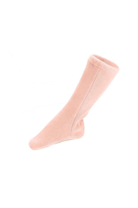 Pink Exercise Shoes Dance Shoes Women'S Soft-Soled Fleece-Lined Polyester Elastic Closure For Yoga Warm Comfort - 1 Pair Ballet Boots