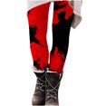 thumbnail image 1 of qkdmdw Women's Halloween Ghost Printed Leggings Funny Graphic Plus Size Ankle Tights High Waist Elastic Pants S-2Xl, 1 of 7