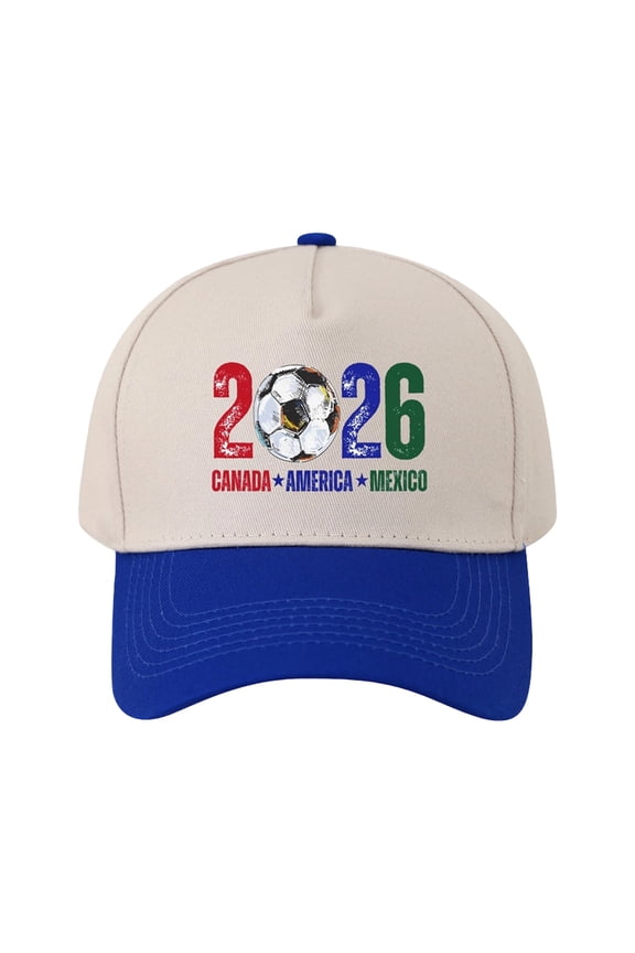Cup 26 Hat, USA Canada Mexico 2026 World Soccer Cap, Host Country Soccer Football Cap, Cotton Baseball Hat for Men Women