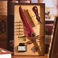 thumbnail image 1 of qolami Feather Pen and Ink Set - Calligraphy Quill Pen Set Includes Dip Pen, 5 Replacement Nibs and Pen Holder for Writing Lovers, 1 of 6