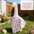 thumbnail image 1 of qolami Porch Goose Outfit, Spring Summer Idyllic Goose Outfit Clothes Fruit Pattern Dress Gooses Costumes for 23"/17" Goose Statue Home Decor, 1 of 6