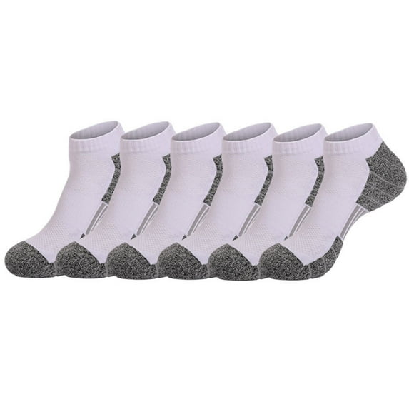qolati Ankle Athletic Running Socks for Men Women Comfy Soft Thin No Show Socks Non Slip Low Cut Sports Cushioned Socks 3 Pairs