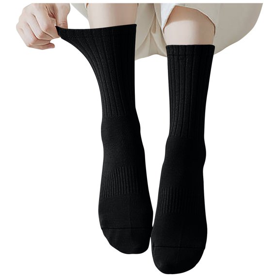 qolati Ankle Socks for Womens Athletic Thick Casual Dress Socks for Ladies Soft Breathable Elastic Thin Crew Socks