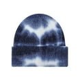thumbnail image 1 of qolati Beanie Hat for Women Winter Warm Tie-Dyed Knitted Slouchy Hats Soft Cable Skull Cap Ski Beanie Hats, 1 of 6