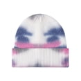 thumbnail image 1 of qolati Beanie Hat for Women Winter Warm Tie-Dyed Knitted Slouchy Hats Soft Cable Skull Cap Ski Beanie Hats, 1 of 5