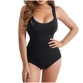 thumbnail image 1 of qolati Bodysuit for Women Tummy Control Scoop Neck Jumpsuits Sleeveless Tank Top Body Shaper Seamless Compression Butt Lifting Shapewear, 1 of 9