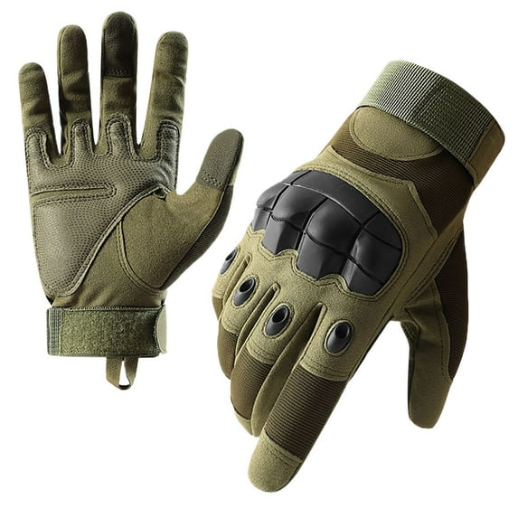 qolati Motorcycle Gloves for Men Women Touchscreen Hard Knuckle Gloves Riding Gloves Dirt Bike Gloves Breathable Non Slip Gloves