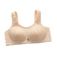thumbnail image 1 of qolati Everyday Bras for Women Cute Printed Wireless Push Up Sports Bras Seamless Comfortable Soft Padded Full-Coverages No Underwire Bralette, 1 of 4