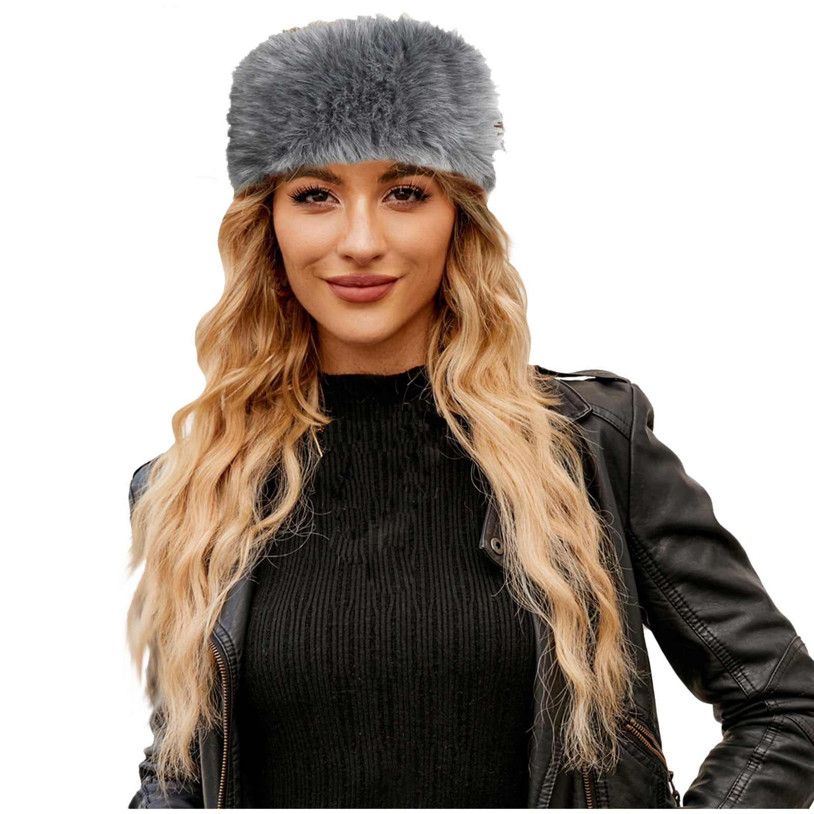 8947 Thickened Faux Fur Warm Hat, Luxurious Women’s Mink Mongolian Women Warm Mongolian Hat Thicken Plush Warm Fur Hat  main image 2