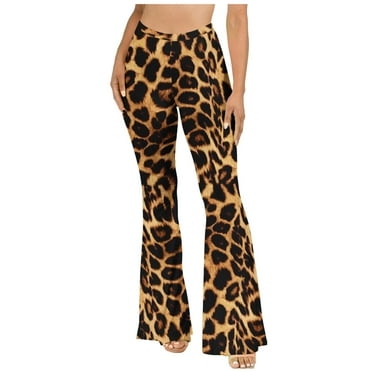 qolati Flare Leggings for Women Tummy Control Butt Lifting Wide Legs Workout Joggers Sweatpants Seamless High Waisted Bootcuts Yoga Pants