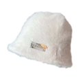 thumbnail image 1 of qolati Fuzzy Bucket Hat for Women Girl Winter Soft Warm Plush Bucket Hats Winter Faux Fur Fishmans Cap, 1 of 4