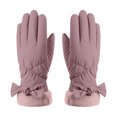 thumbnail image 1 of qolati Gloves for Women Winter Fleece Warm Driving Gloves Soft Touchscreen Texting Windproof Gloves Cold Weather Knitted Thermal Elastic Mittens, 1 of 5