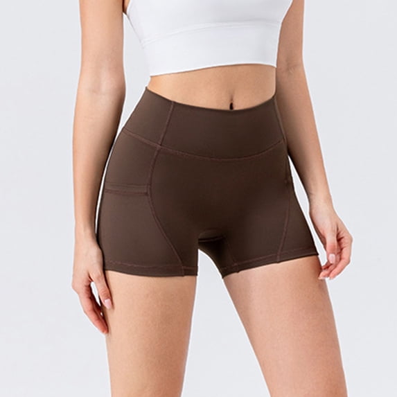 qolati Gym Workout Shorts for Women High Waisted Tummy Control Scrunch Booty Shorts Seamless Butt Lifting Yoga Leggings
