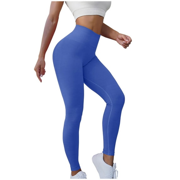 qolati Leggings for Women High Waisted Tummy Control Sports Fitness Workout Yoga Pants Scrunch Butt Lifting Buttery Soft Athletic Gym Tights